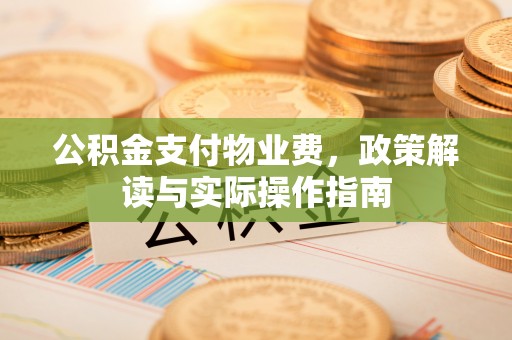 兴县公积金支付物业费，政策解读与实际操作指南
