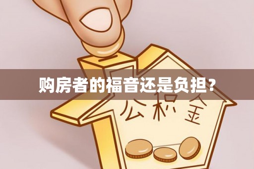 兴县购房者的福音还是负担？