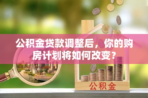 兴县公积金贷款调整后，你的购房计划将如何改变？