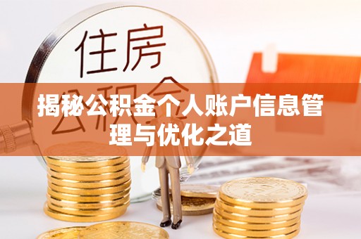 兴县揭秘公积金个人账户信息管理与优化之道