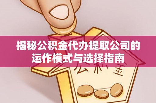 兴县揭秘公积金代办提取公司的运作模式与选择指南