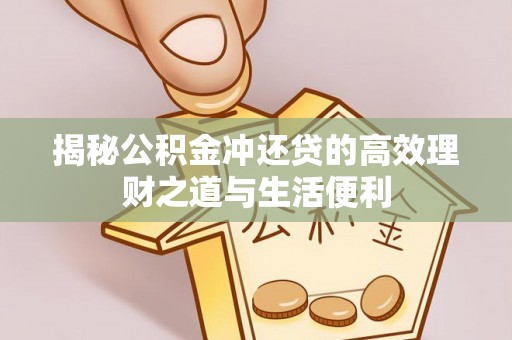 兴县揭秘公积金冲还贷的高效理财之道与生活便利