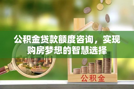 兴县公积金贷款额度咨询，实现购房梦想的智慧选择