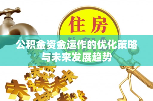 兴县公积金资金运作的优化策略与未来发展趋势