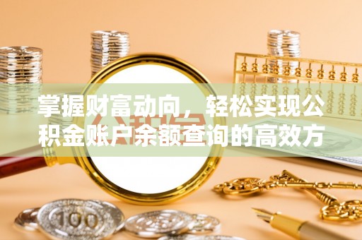 兴县掌握财富动向，轻松实现公积金账户余额查询的高效方式