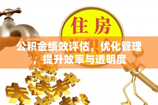 兴县公积金绩效评估，优化管理，提升效率与透明度