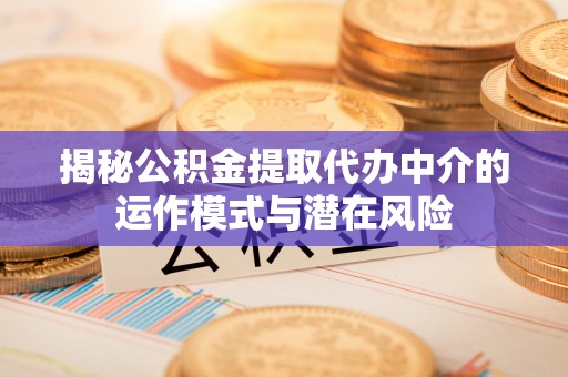 兴县揭秘公积金提取代办中介的运作模式与潜在风险