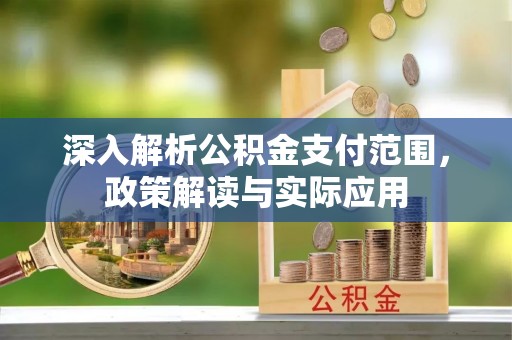 兴县深入解析公积金支付范围，政策解读与实际应用