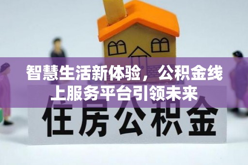 兴县智慧生活新体验，公积金线上服务平台引领未来