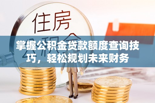 兴县掌握公积金贷款额度查询技巧，轻松规划未来财务