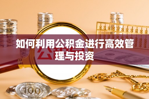 兴县如何利用公积金进行高效管理与投资